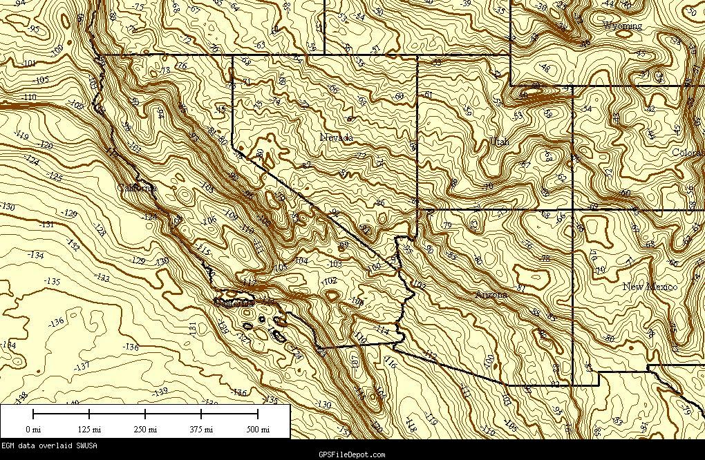 a) is a contour plot of gravity anomaly computed via the