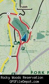 Rocky Woods Trail Map Massachusetts: Medfield: Rocky Woods & Fork Factory Brook Garmin Compatible  Map - Gpsfiledepot