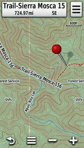 Screenshot of HUNT New Mexico by onXmaps displayed on a Garmin Montana 600 GPS Unit Screenshot of HUNT New Mexico by onXmaps displayed on a Garmin Montana 600 GPS Unit
