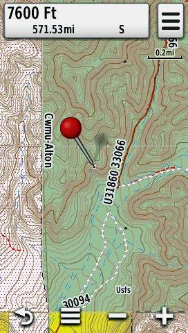 Screenshot of HUNT Utah for Garmin by onXmaps displayed on a Garmin Montana 600 GPS Unit Screenshot of HUNT Utah for Garmin by onXmaps displayed on a Garmin Montana 600 GPS Unit