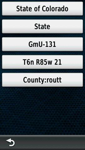 Screenshot of HUNT Ohio for Garmin by onXmaps displayed on a Garmin Montana 600 GPS Unit Screenshot of HUNT Ohio for Garmin by onXmaps displayed on a Garmin Montana 600 GPS Unit
