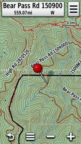 Screenshot of HUNT Oregon for Garmin by onXmaps displayed on a Garmin Montana 600 GPS Unit Screenshot of HUNT Oregon for Garmin by onXmaps displayed on a Garmin Montana 600 GPS Unit