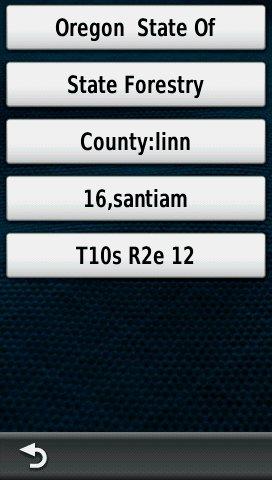 Screenshot of HUNT Oregon for Garmin by onXmaps displayed on a Garmin Montana 600 GPS Unit Screenshot of HUNT Oregon for Garmin by onXmaps displayed on a Garmin Montana 600 GPS Unit