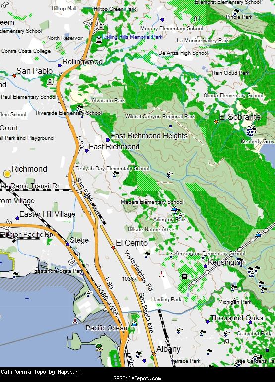 California Topo by Mapsbank