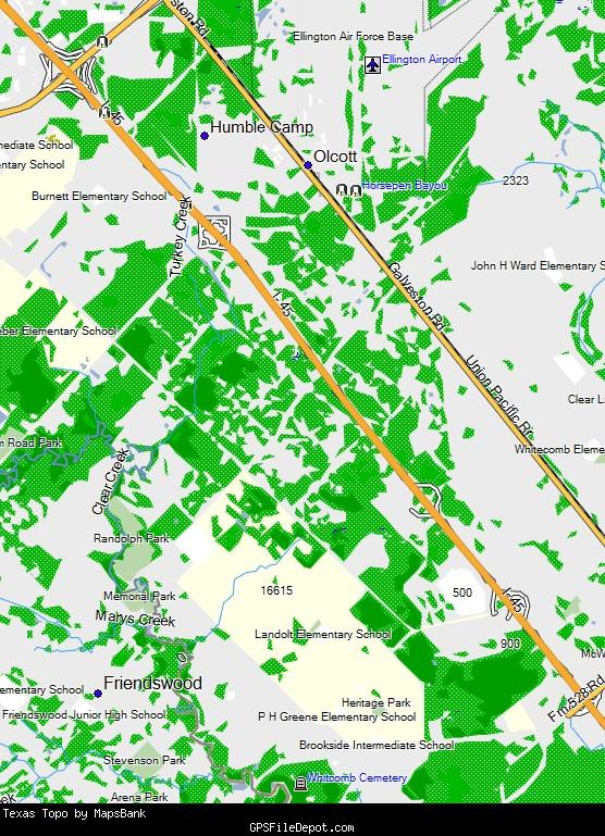 Texas Topo by MapsBank