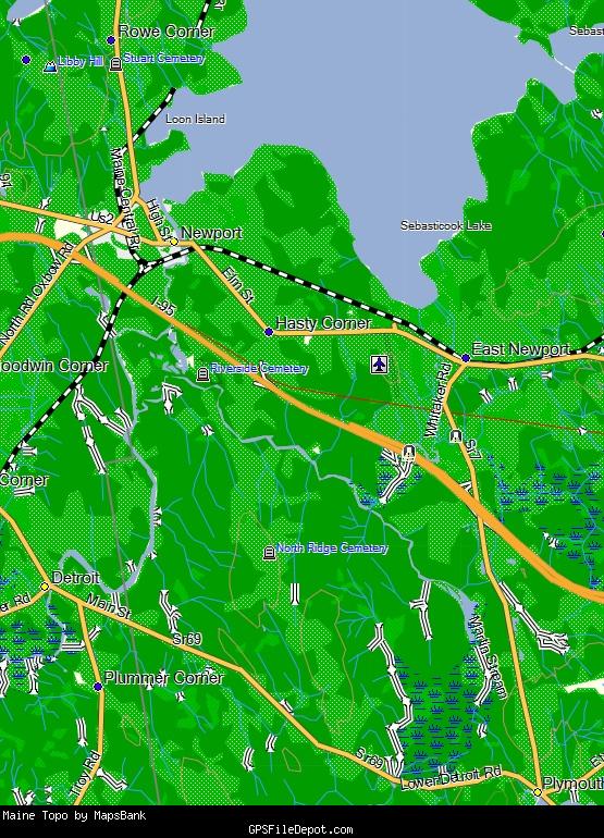Maine Topo by MapsBank